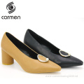 New ladies pointed toe shoes high satin sexy